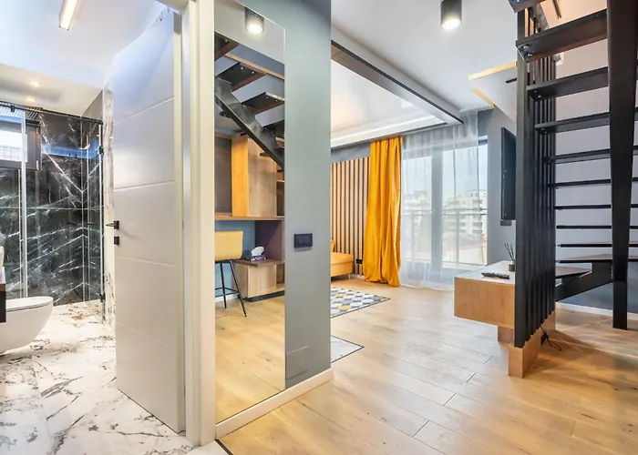 Sunflower - Chic Loft In Tineretului Appartement