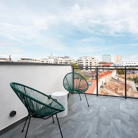 Lägenhet Sunflower - Chic Loft In Tineretului Bukarest