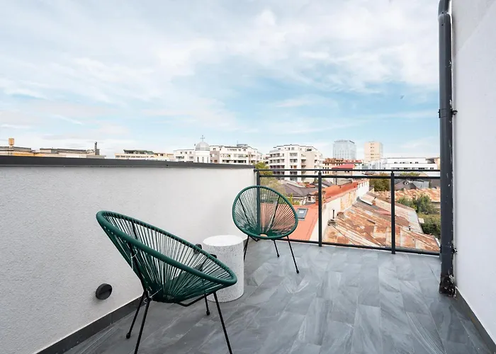 Апартаменти Sunflower - Chic Loft In Tineretului Бухарест